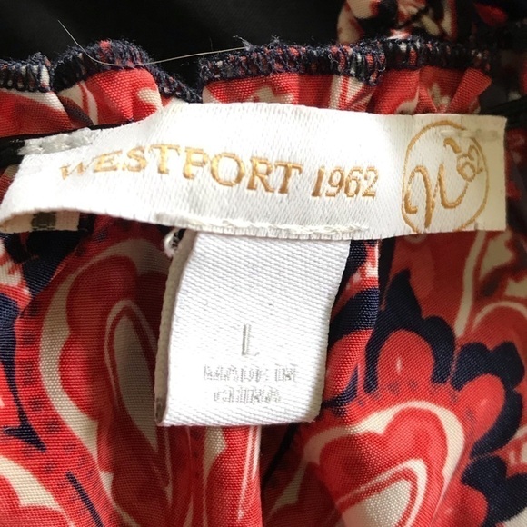 Westport 1962 maxi dress patchwork print women’s large. - Picture 7 of 8